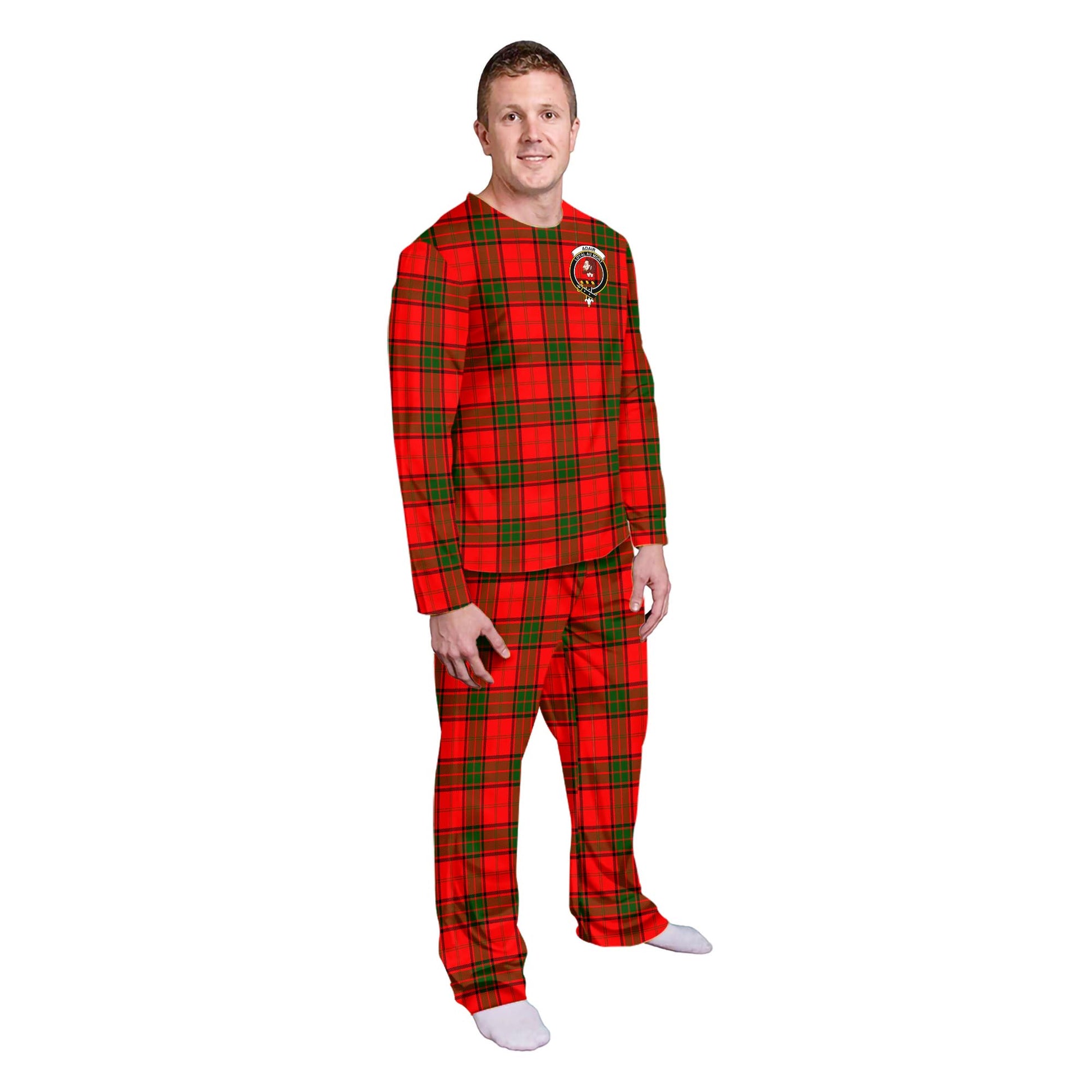 Adair Tartan Pajamas Family Set with Family Crest - Tartan Vibes Clothing