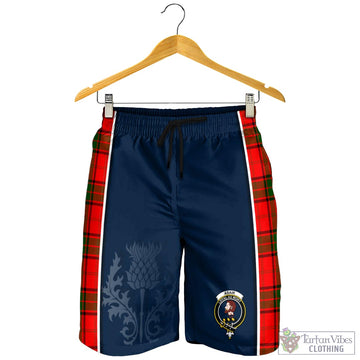 Adair Tartan Men's Shorts with Family Crest and Scottish Thistle Vibes Sport Style