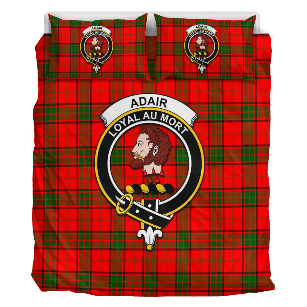 Adair Tartan Bedding Set with Family Crest - Tartan Vibes Clothing