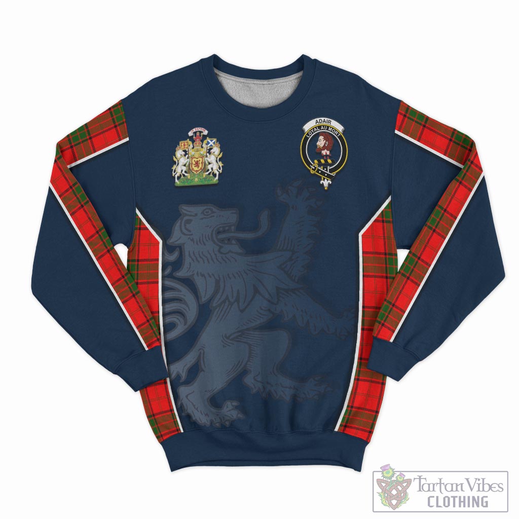 Tartan Vibes Clothing Adair Tartan Sweater with Family Crest and Lion Rampant Vibes Sport Style