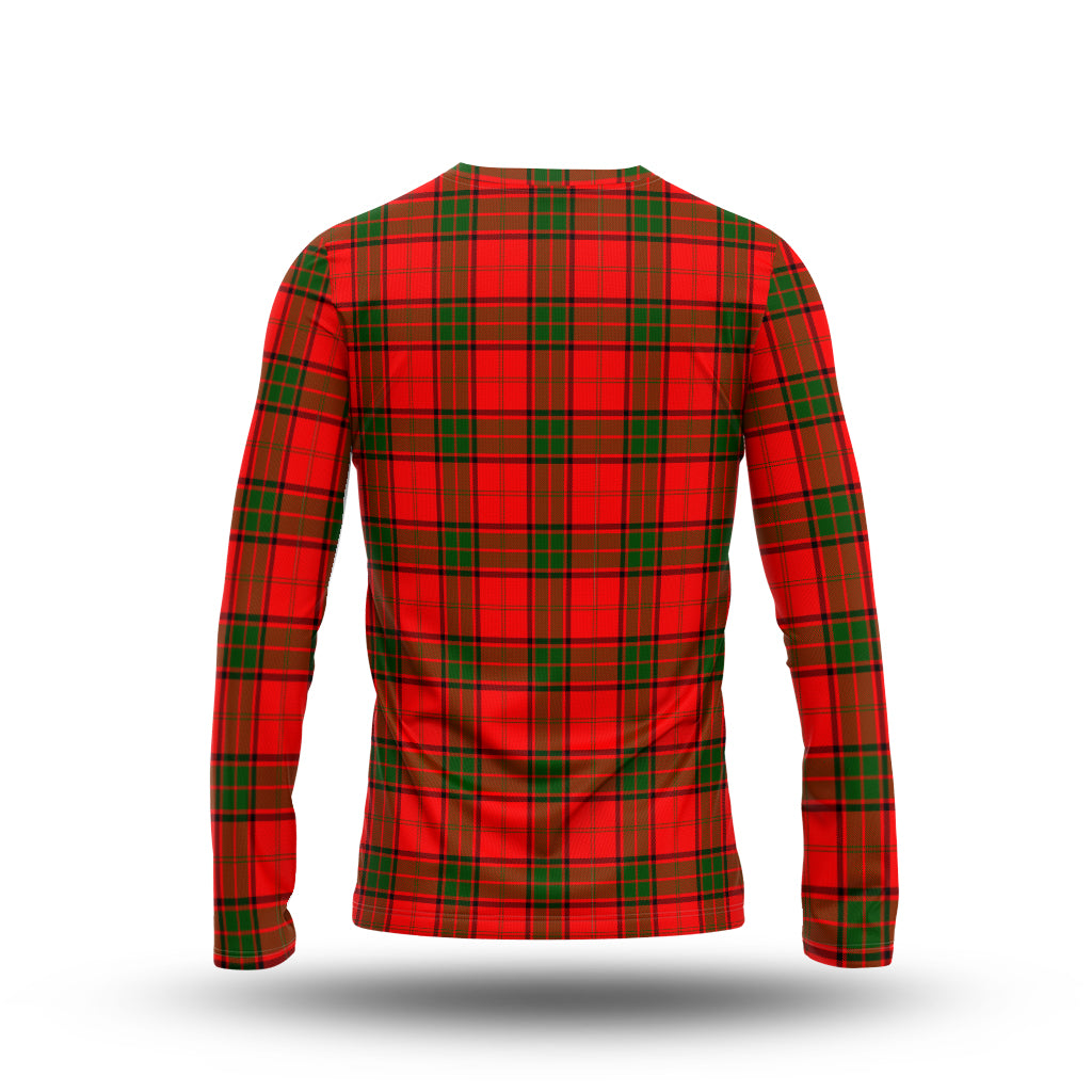 Adair Tartan Long Sleeve T-Shirt with Family Crest - Tartanvibesclothing