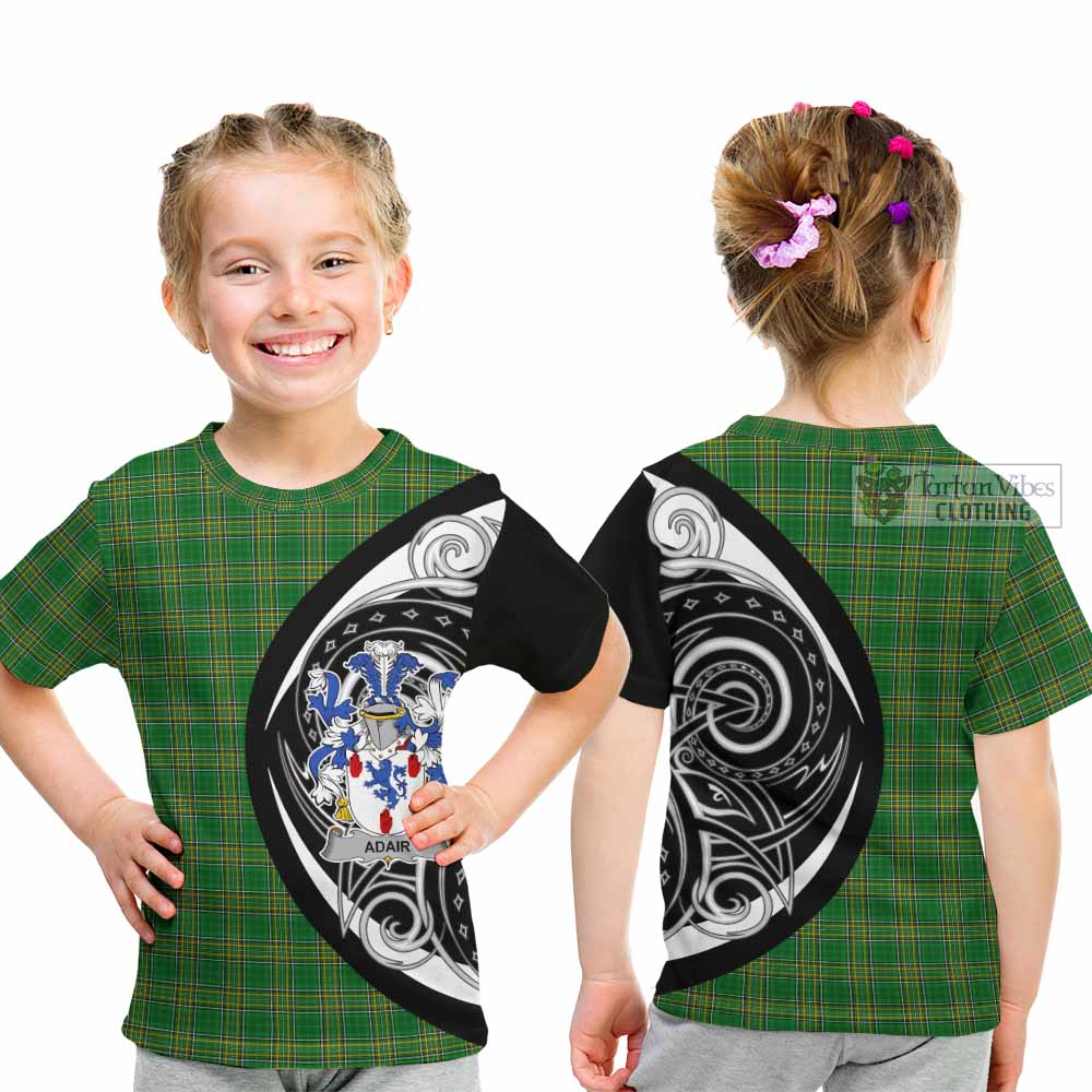 Tartan Vibes Clothing Adair Irish Clan Kid T-Shirt Celtic Circle Style
