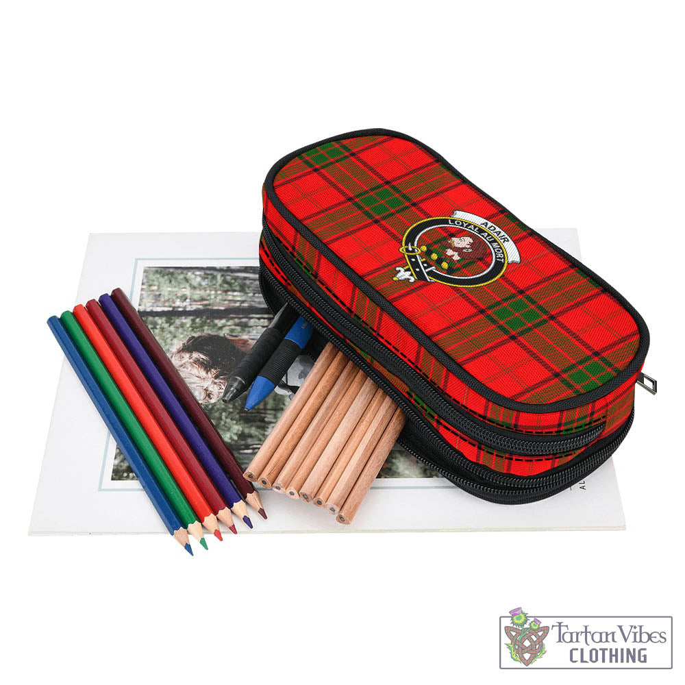 Tartan Vibes Clothing Adair Tartan Pen and Pencil Case with Family Crest