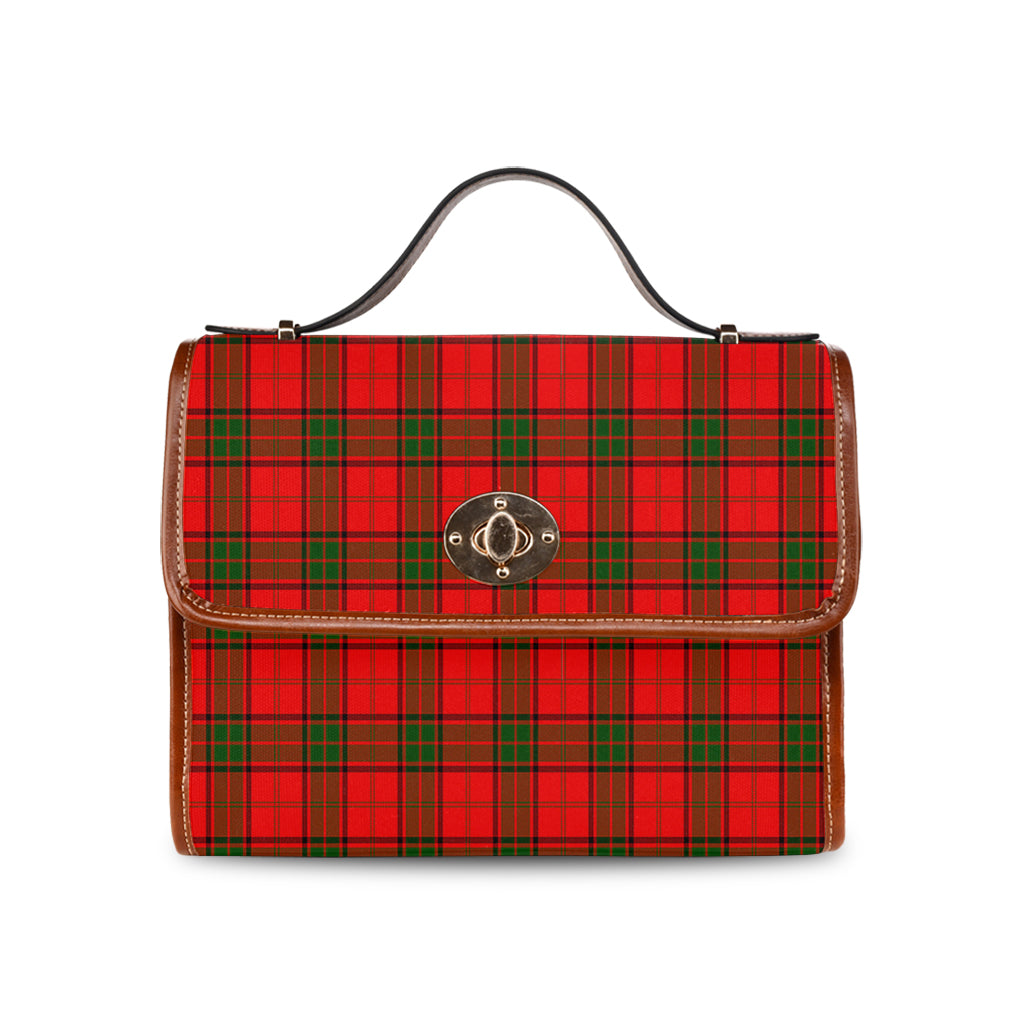Adair Tartan Leather Strap Waterproof Canvas Bag - Tartanvibesclothing