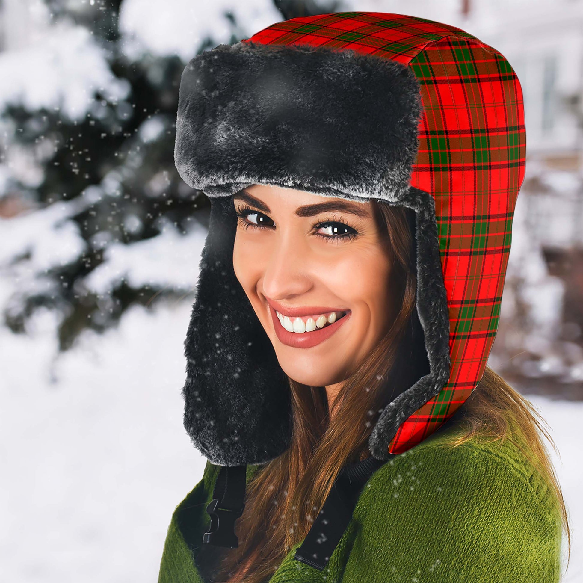 Adair Tartan Winter Trapper Hat - Tartanvibesclothing