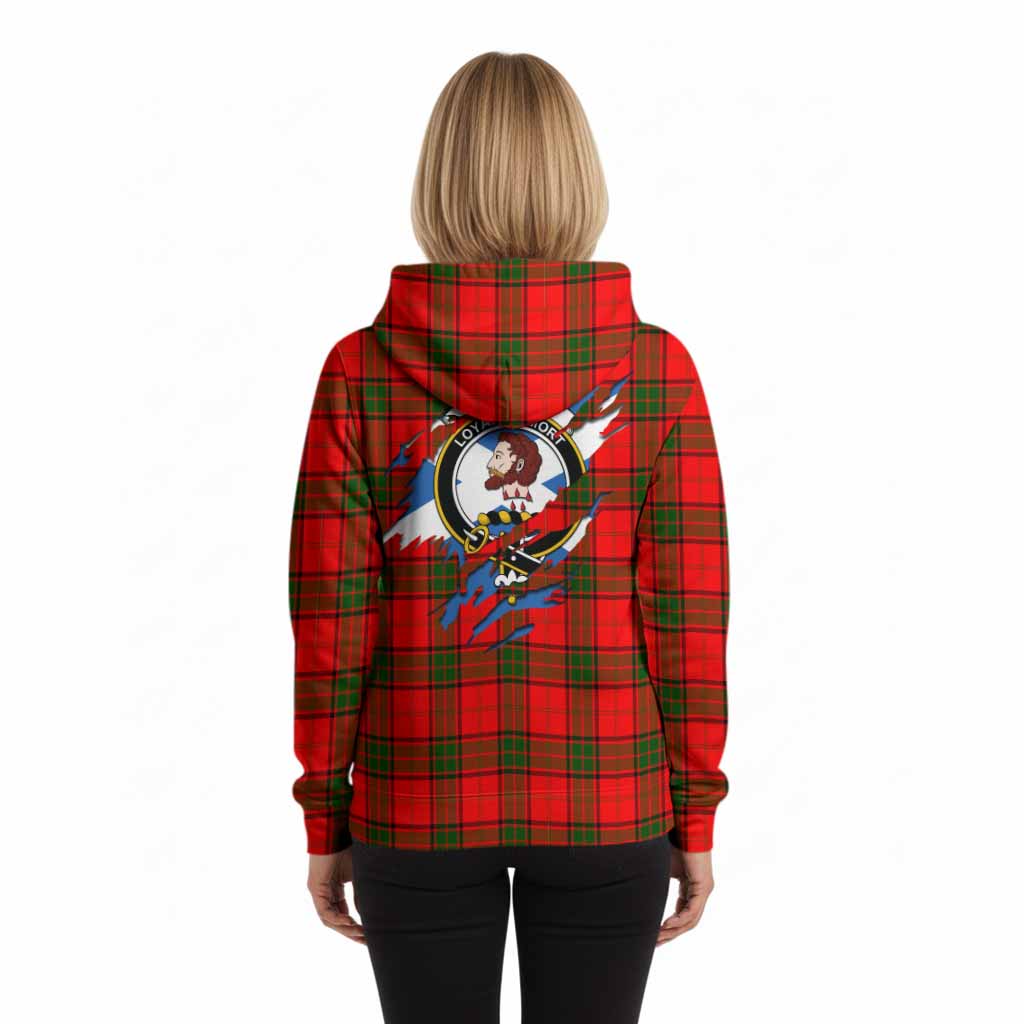 Adair Clan Crest In Me Tartan Hoodie Scotland Flag Style