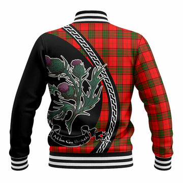 Adair Family Crest Tartan Baseball Jacket Alba Thistle Inspired
