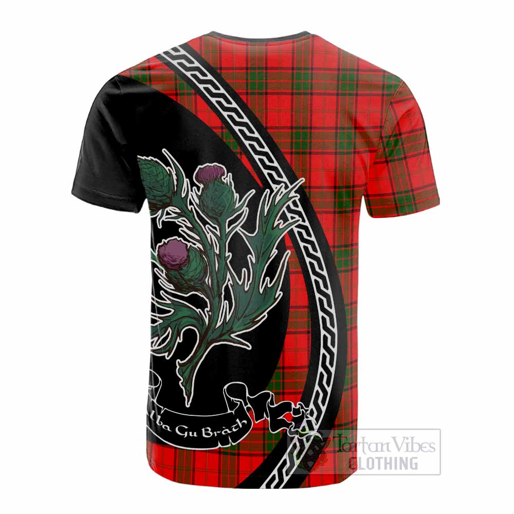 Adair Family Crest Tartan Cotton T-shirt Alba Thistle Inspired - Tartan Vibes Clothing