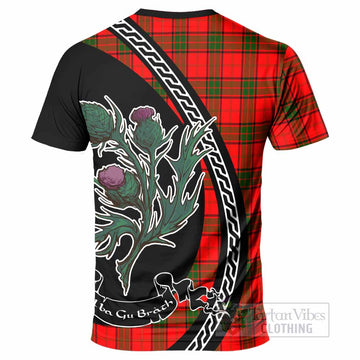 Adair Family Crest Tartan T-Shirt Alba Thistle Inspired - Tartan Vibes Clothing