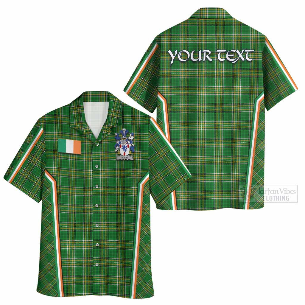 Adair Irish Clan Coat of Arm Tartan Hawaiian Shirt Flag Style