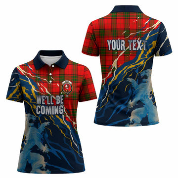 Adair Scotland Tartan Women Polo Shirt WC2026 Football - We'll Be Coming