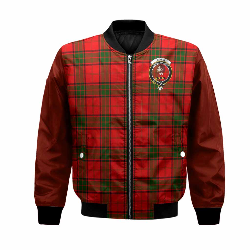 Adair Tartan Accent Bomber Jacket with Family Crest