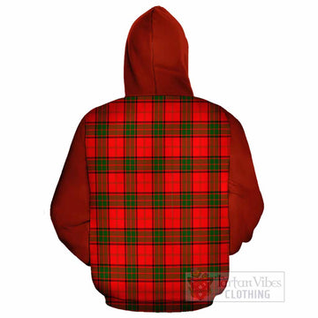 Adair Tartan Accent Cotton Hoodie with Family Crest