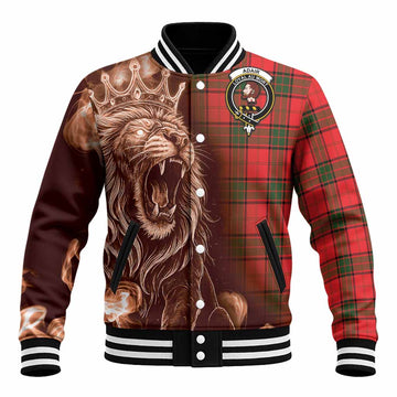 Adair Tartan Baseball Jacket Roaring Lion Heritage