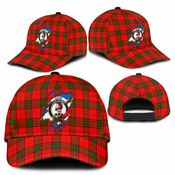 Adair Tartan Classic Cap with Family Crest In Me Style
