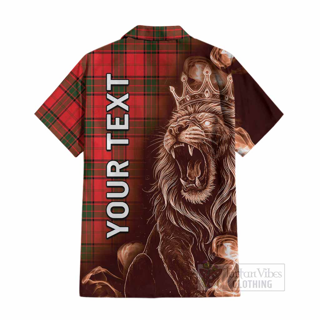 Adair Tartan Cotton Hawaiian Shirt Roaring Lion Heritage