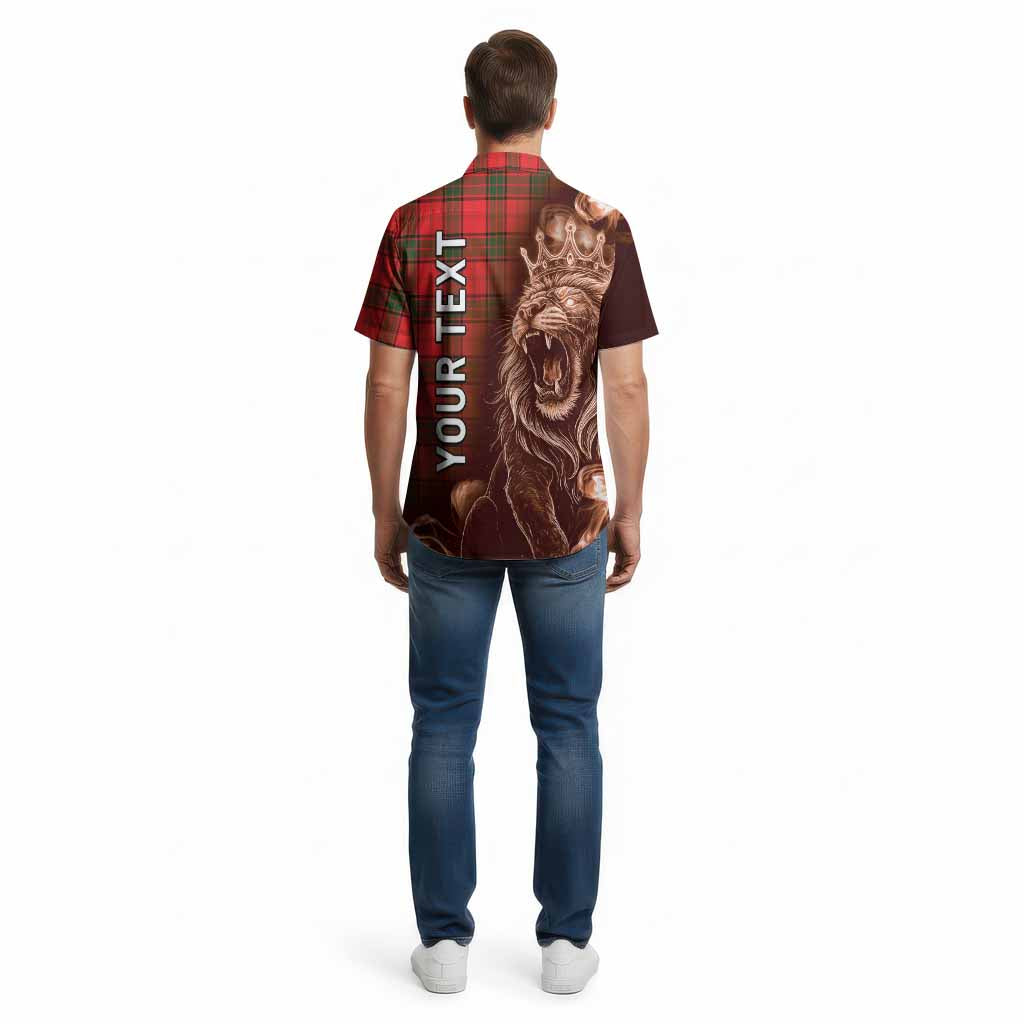Adair Tartan Cotton Hawaiian Shirt Roaring Lion Heritage