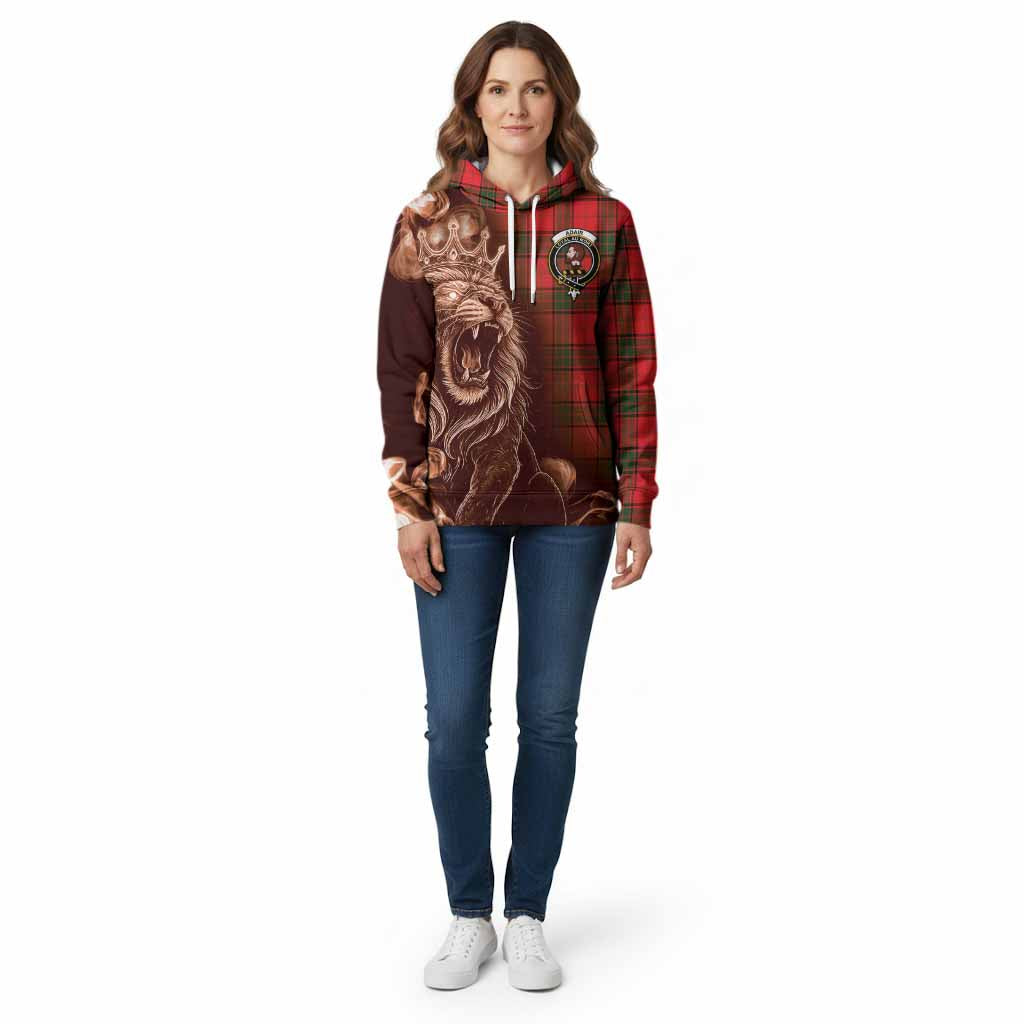 Adair Tartan Cotton Hoodie Roaring Lion Heritage