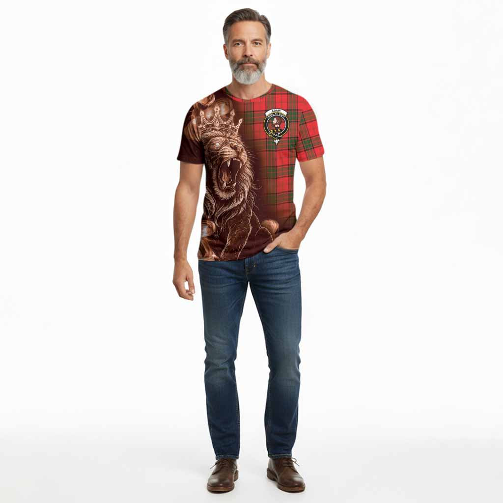 Adair Tartan Cotton T-shirt Roaring Lion Heritage