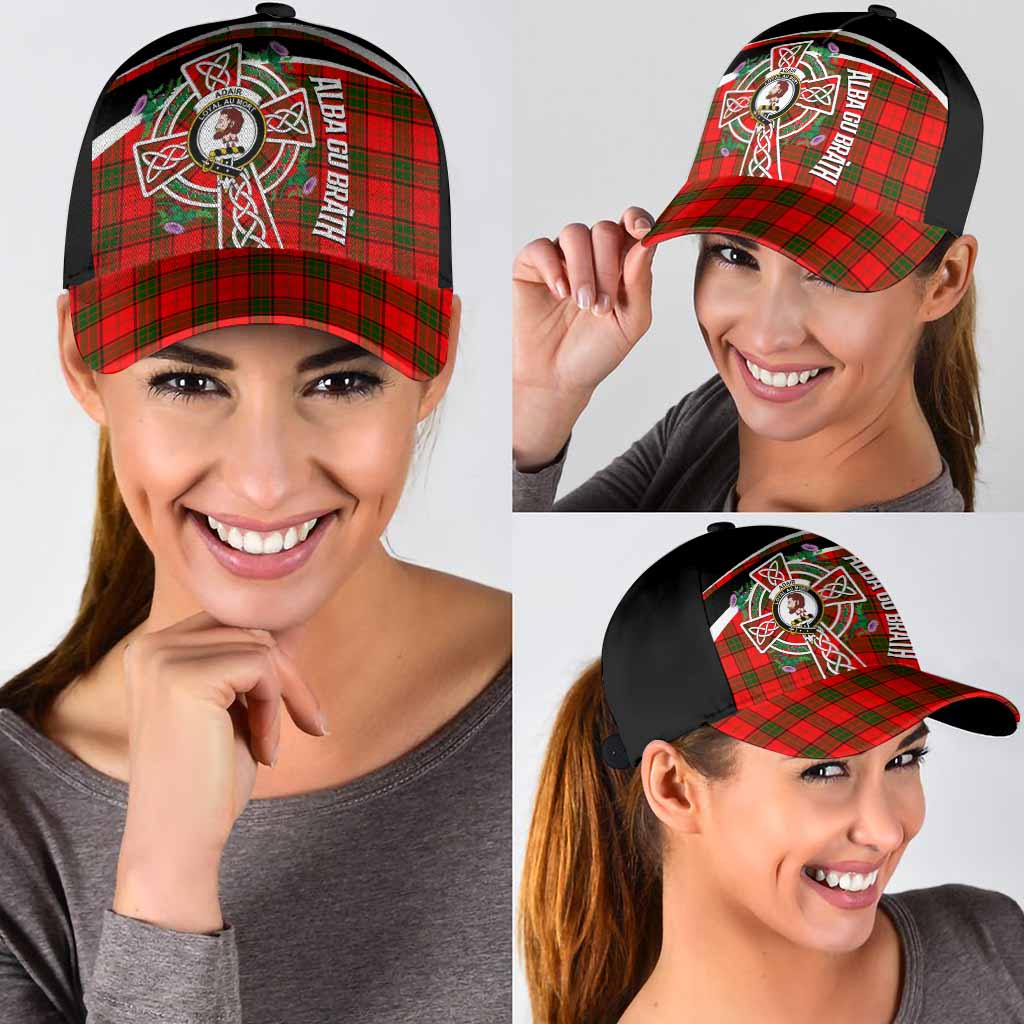 Adair Tartan Crest Classic Cap Scottish Thistle Celtic Cross Alba Gu Brath