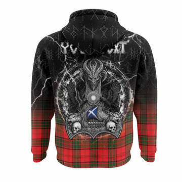 Adair Tartan Crest Hoodie Celtic Odin's Raven Legacy