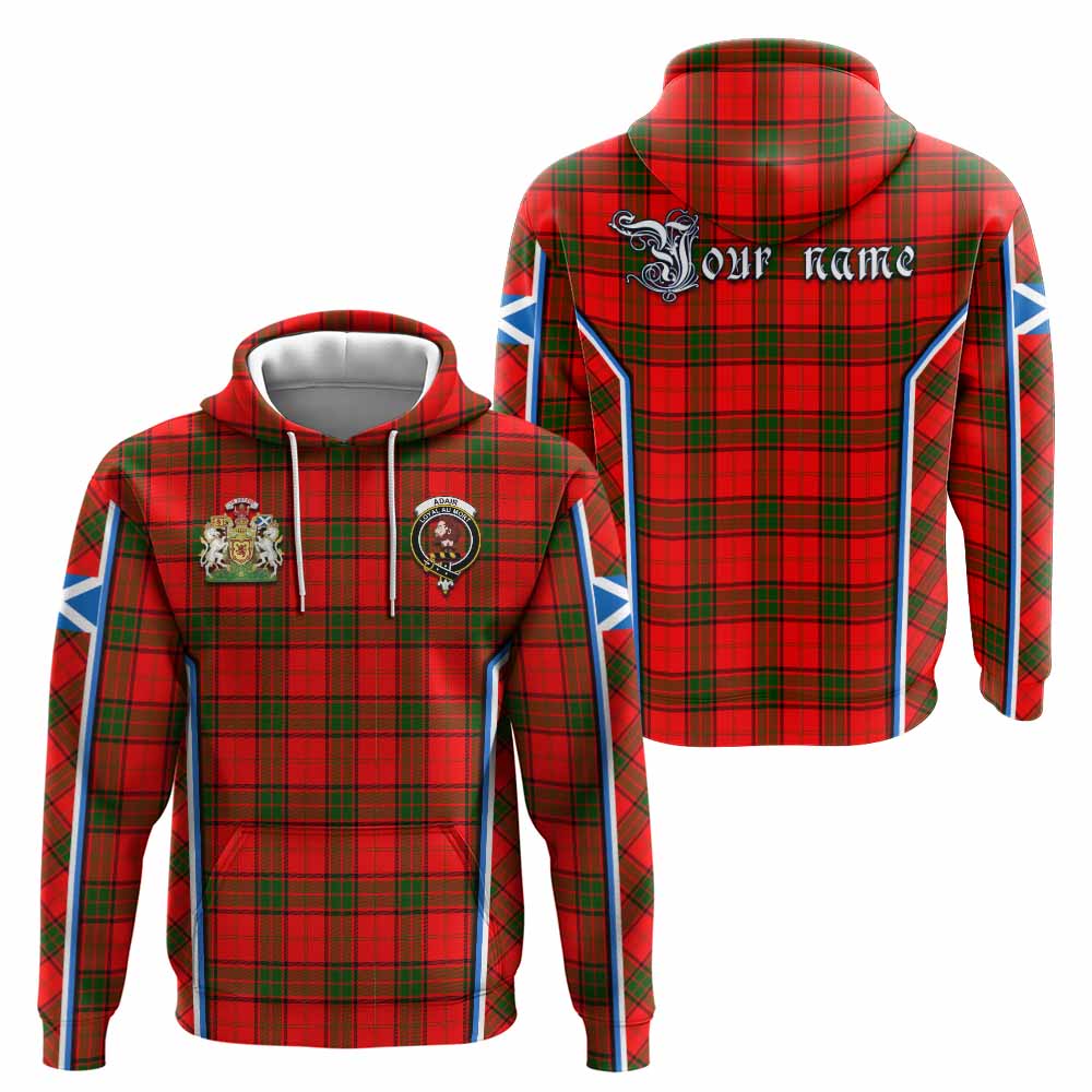 Adair Tartan Crest Hoodie Scotland Coat of Arm Flag Style - Tartan Vibes Clothing