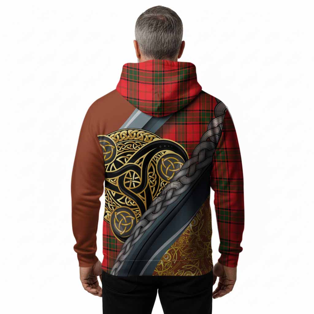 Adair Tartan Crest Hoodie Scottish Triskele Celtic