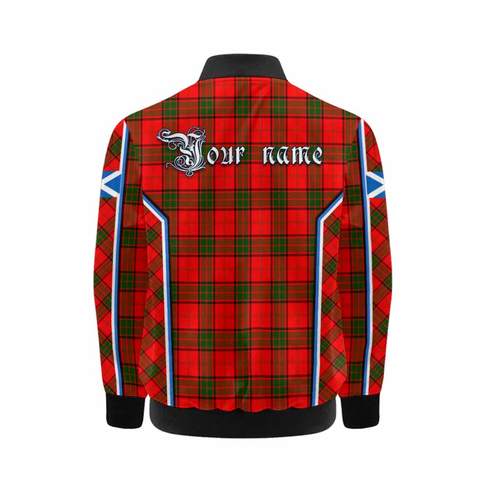 Adair Tartan Crest Kid Bomber Jacket Scotland Coat of Arm Flag Style - Tartan Vibes Clothing