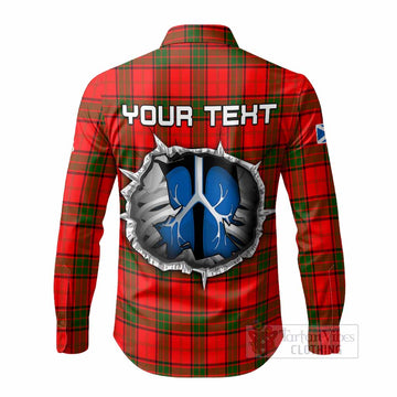 Adair Tartan Crest Long Sleeve Button Shirts Scotland In My Veins