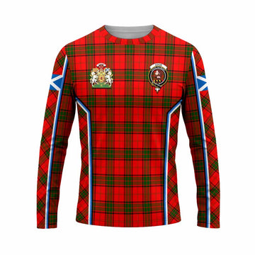 Adair Tartan Crest Long Sleeve T-Shirt Scotland Coat of Arm Flag Style - Tartan Vibes Clothing