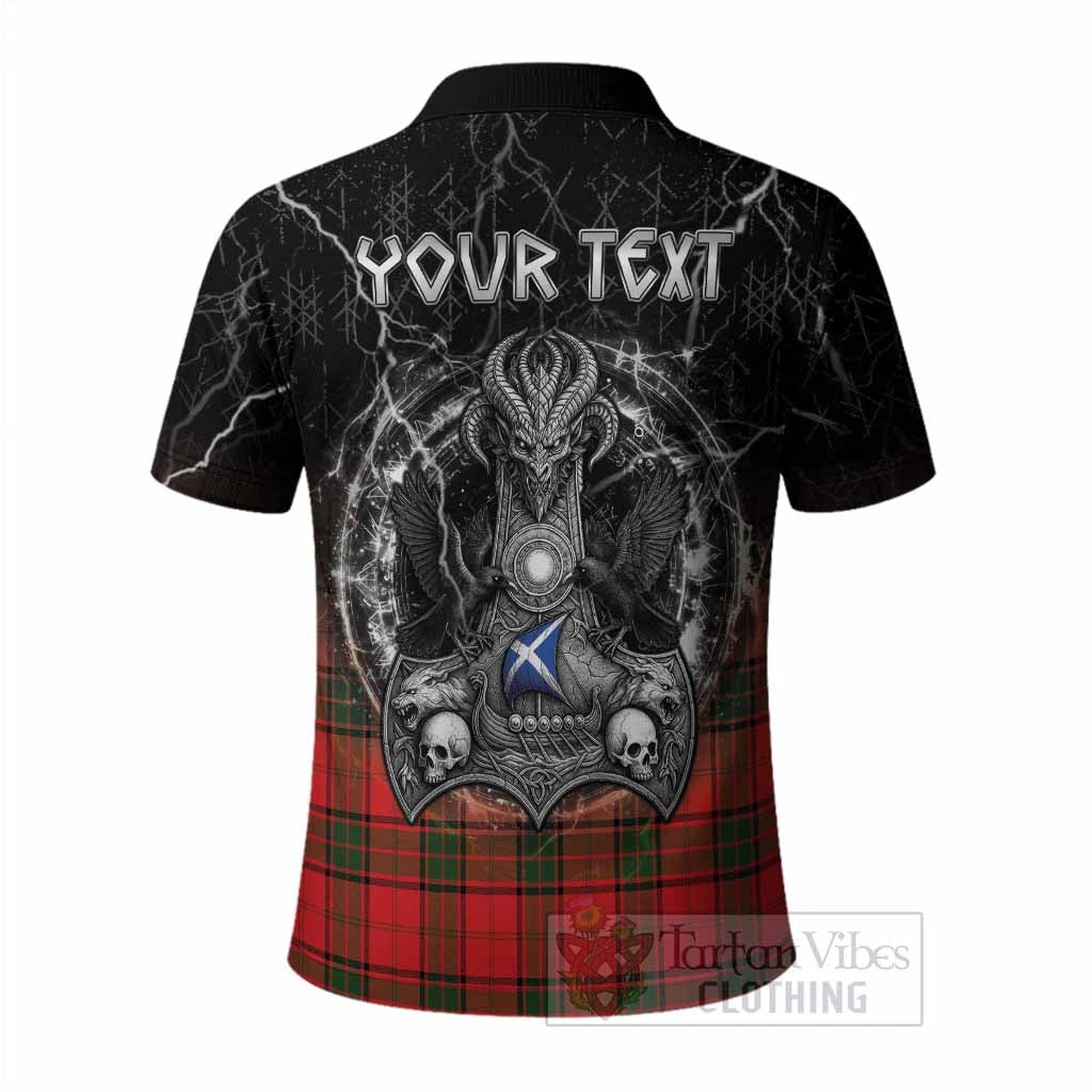 Adair Tartan Crest Polo Shirt Celtic Odin's Raven Legacy