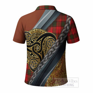 Adair Tartan Crest Polo Shirt Scottish Triskele Celtic