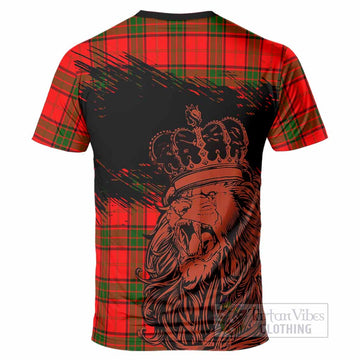 Adair Tartan Crest T-Shirt Crowned Lion Heritage Style