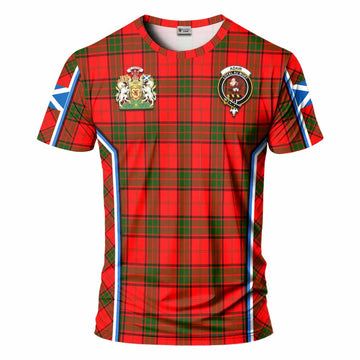 Adair Tartan Crest T-shirt Scotland Coat of Arm Flag Style - Tartan Vibes Clothing