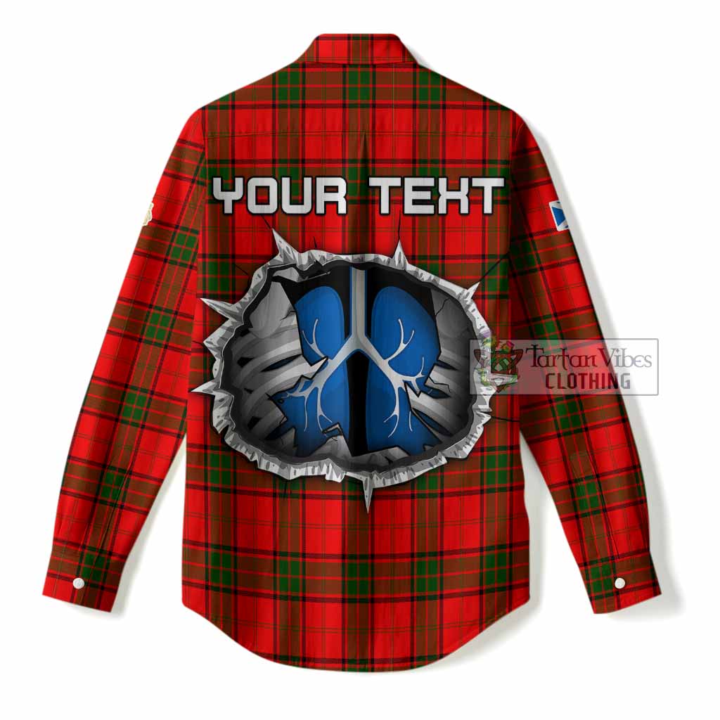 Adair Tartan Crest Women Casual Shirt Scotland In My Veins