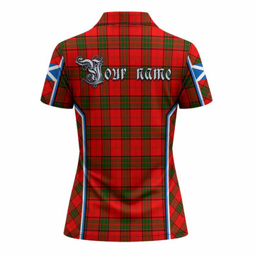 Adair Tartan Crest Women's Polo Shirt Scotland Coat of Arm Flag Style