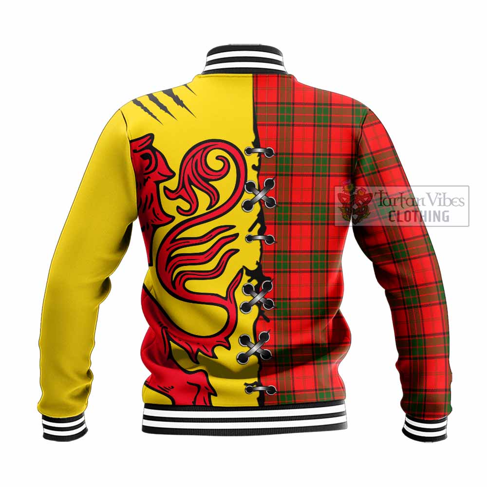 Adair Tartan Family Crest Baseball Jacket Lion Rampant Honor - Tartan Vibes Clothing