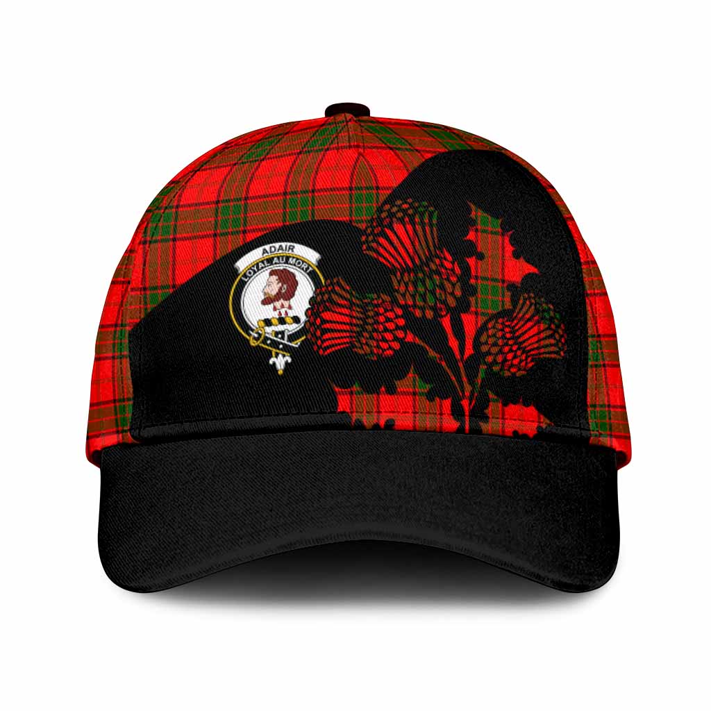 Adair Tartan Family Crest Classic Cap Scotland Thistle Floral Flag Style