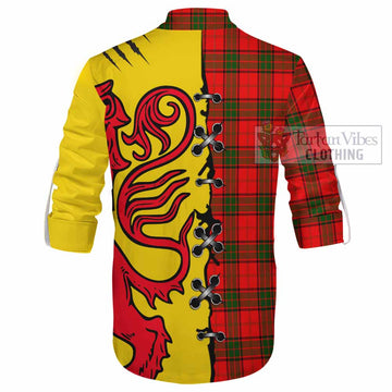Adair Tartan Family Crest Ghillie Kilt Shirt Lion Rampant Honor