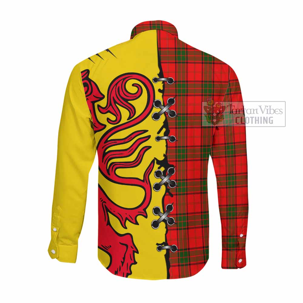 Adair Tartan Family Crest Long Sleeve Button Shirts Lion Rampant Honor - Tartan Vibes Clothing