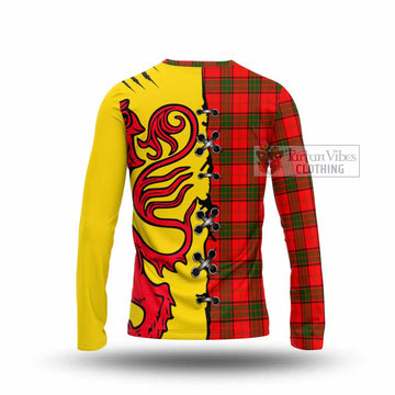 Adair Tartan Family Crest Long Sleeve T-Shirt Lion Rampant Honor