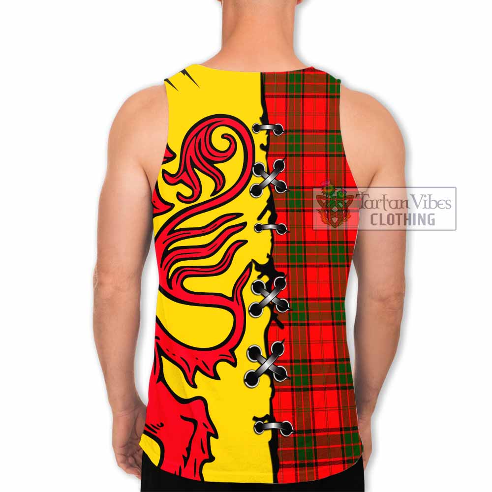 Adair Tartan Family Crest Men Tank Top Lion Rampant Honor - Tartan Vibes Clothing