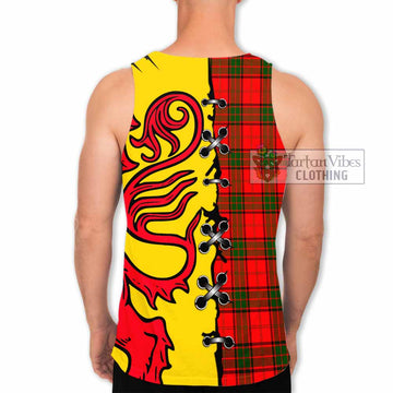 Adair Tartan Family Crest Men Tank Top Lion Rampant Honor - Tartan Vibes Clothing