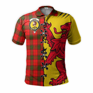 Adair Tartan Family Crest Polo Shirt Lion Rampant Honor - Tartan Vibes Clothing