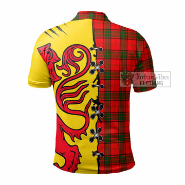 Adair Tartan Family Crest Polo Shirt Lion Rampant Honor - Tartan Vibes Clothing