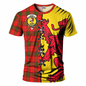 Adair Tartan Family Crest T-shirt Lion Rampant Honor - Tartan Vibes Clothing