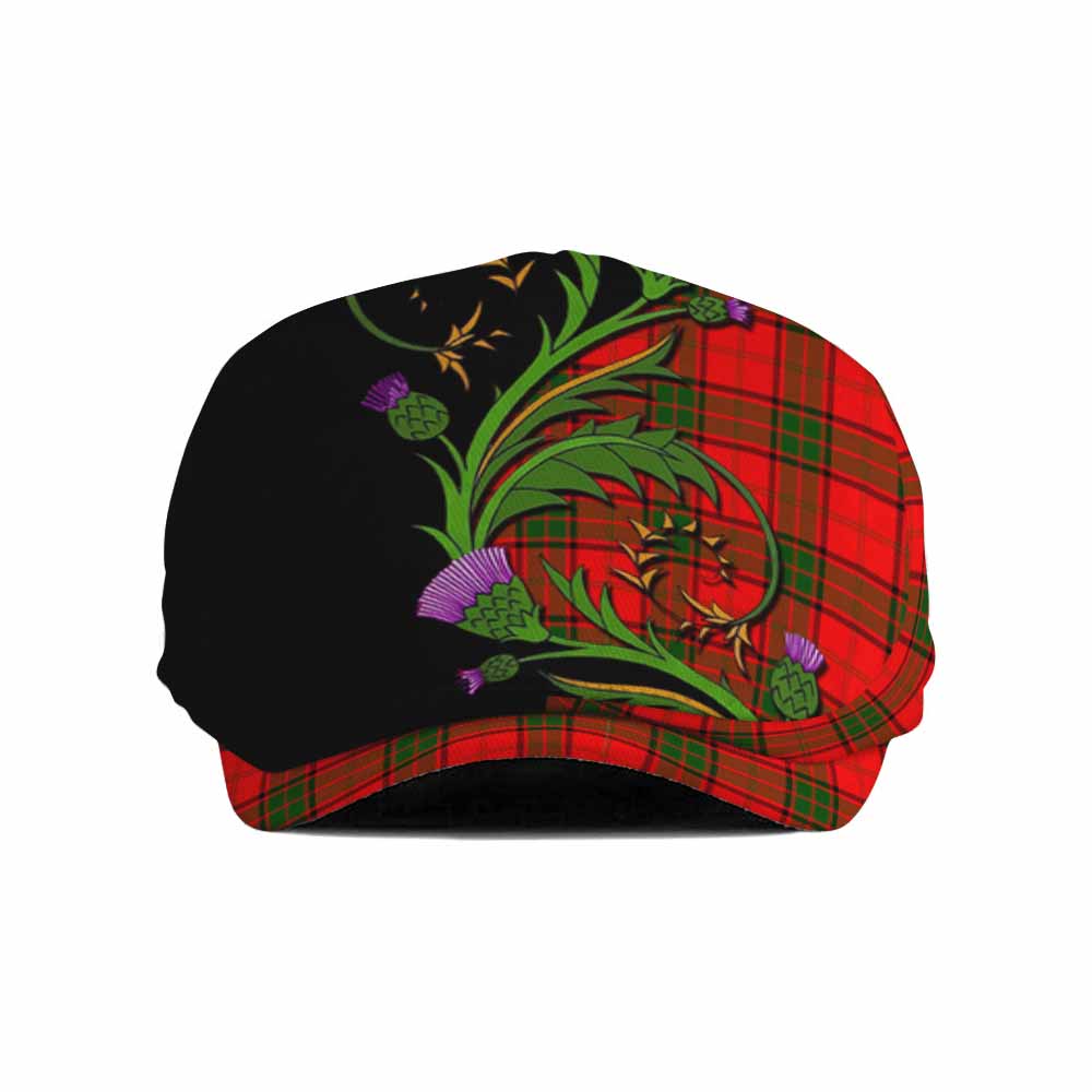 Adair Tartan Flat Cap, Jeff Cap Scottish Thistle Pride Heritage Art