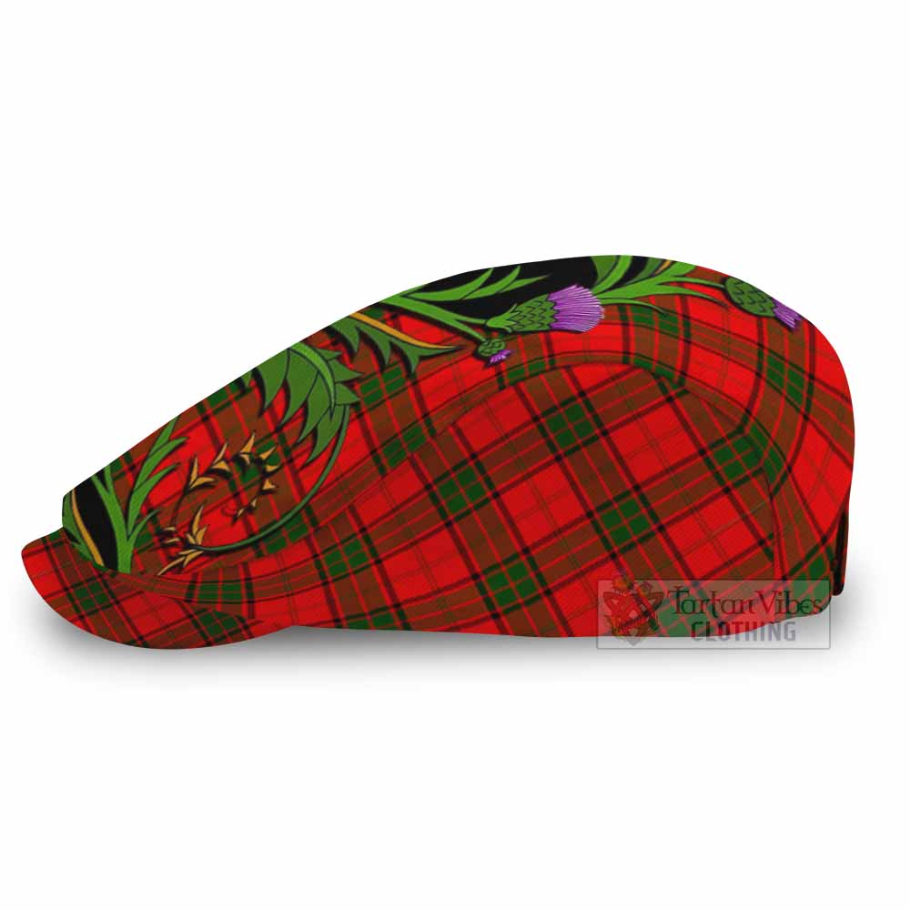 Adair Tartan Flat Cap, Jeff Cap Scottish Thistle Pride Heritage Art