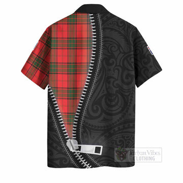 Adair Tartan Hawaiian Shirt New Zealand Pattern Unique Zipper Stylized