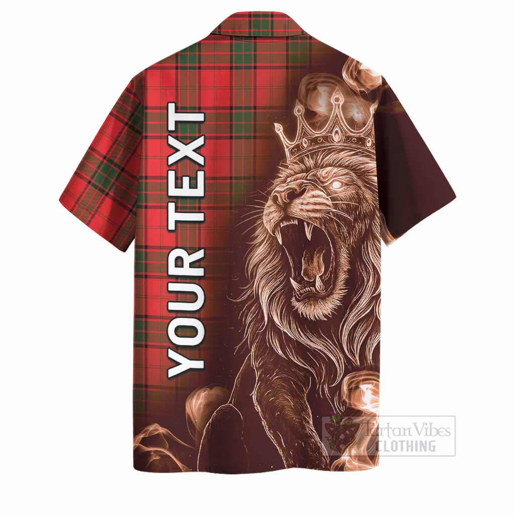 Adair Tartan Hawaiian Shirt Roaring Lion Heritage